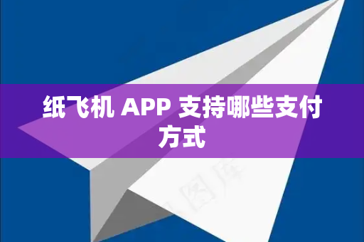 纸飞机 APP 支持哪些支付方式