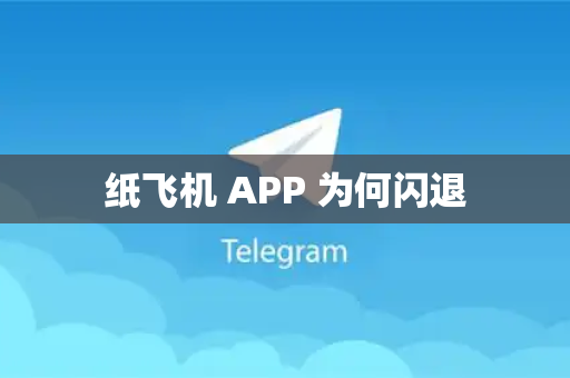 纸飞机 APP 为何闪退